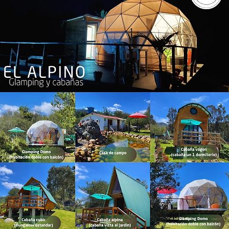 Hotel El Alpino Cabana Glamping & Camping Guatavita Esterno foto