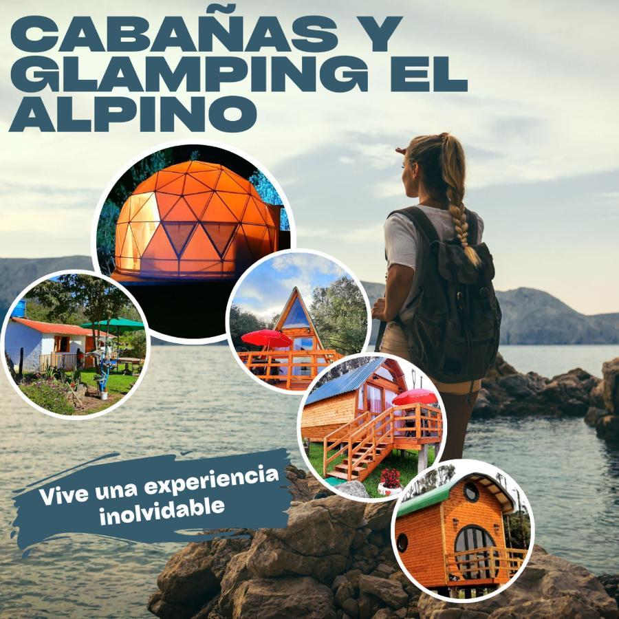 Hotel El Alpino Cabana Glamping & Camping Guatavita Esterno foto