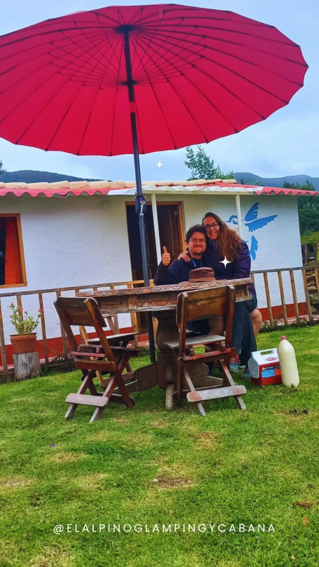 Hotel El Alpino Cabana Glamping & Camping Guatavita Esterno foto