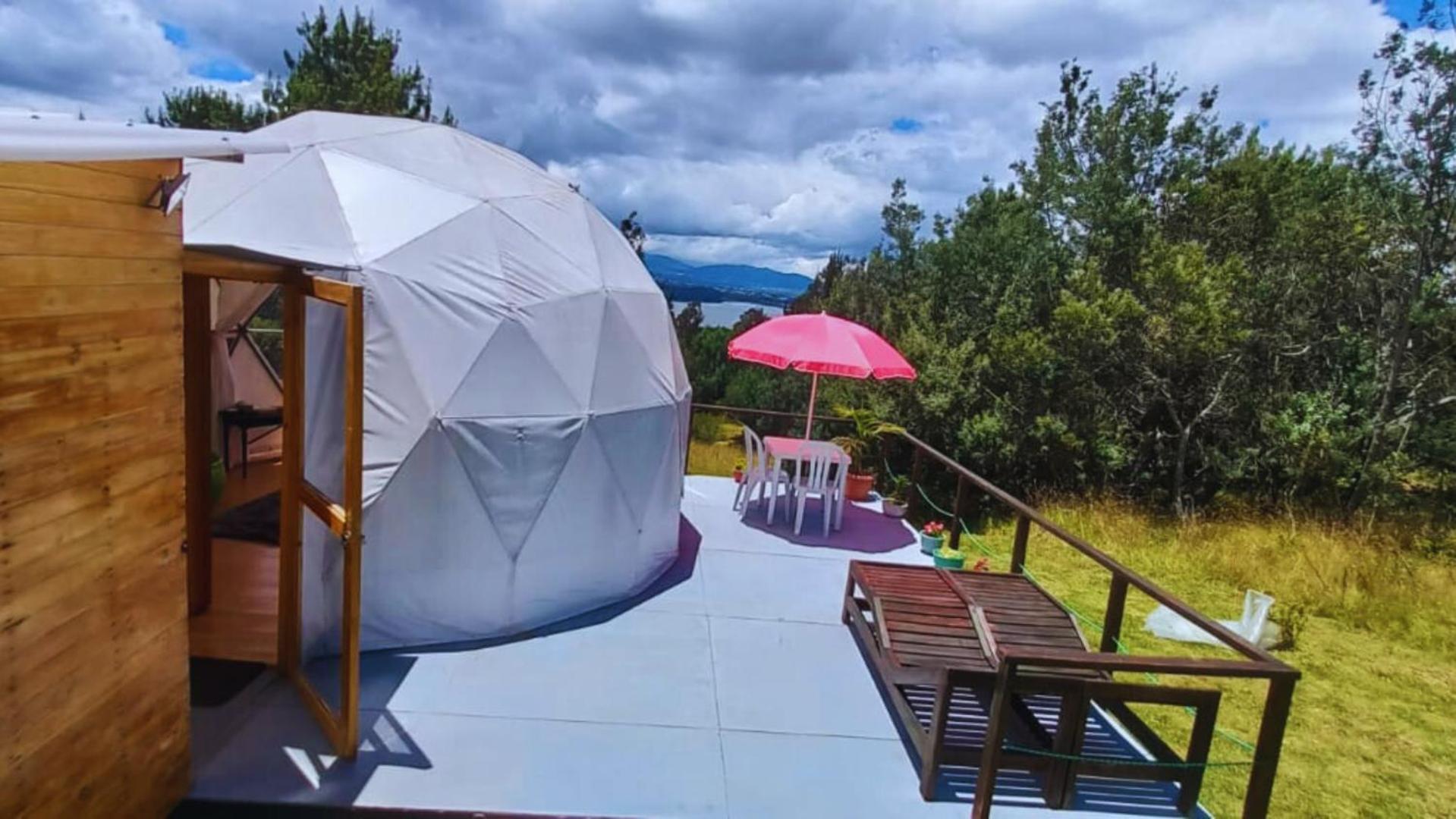 Hotel El Alpino Cabana Glamping & Camping Guatavita Esterno foto