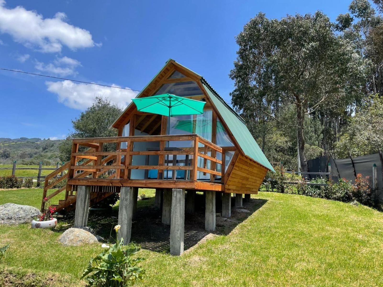 Hotel El Alpino Cabana Glamping & Camping Guatavita Esterno foto