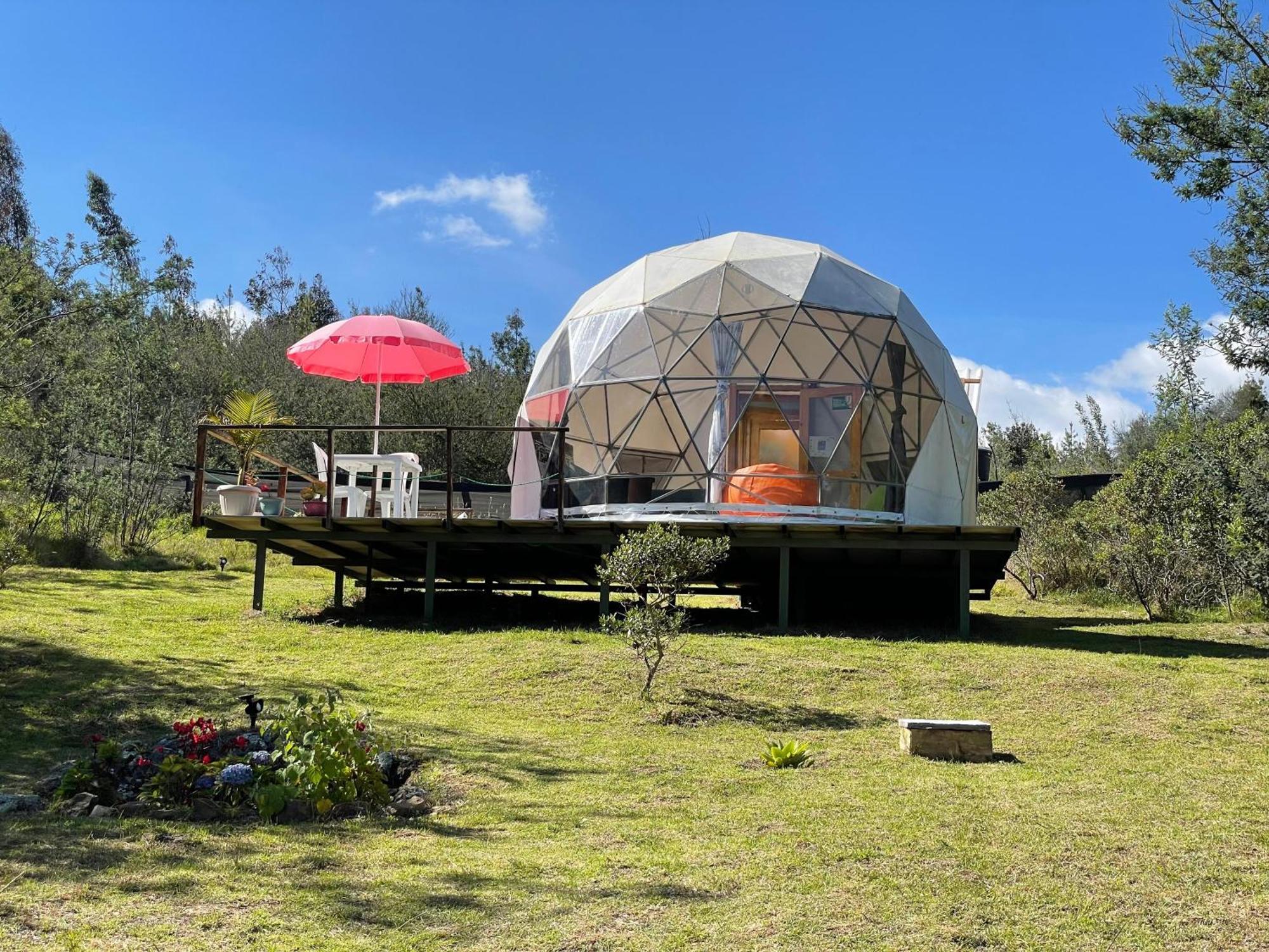 Hotel El Alpino Cabana Glamping & Camping Guatavita Esterno foto