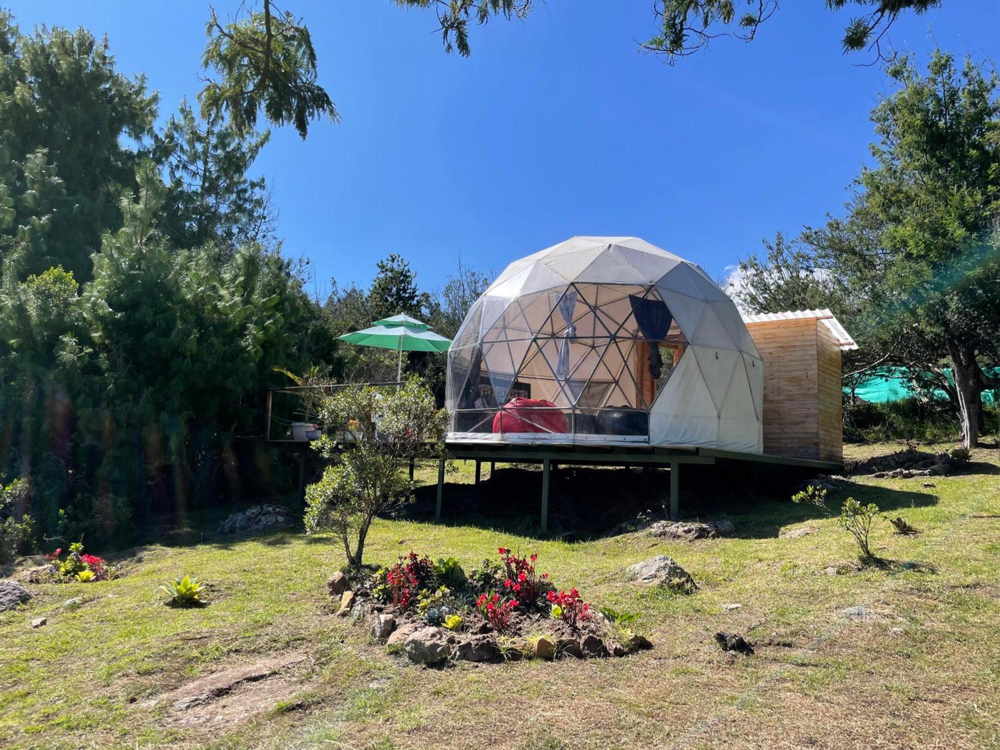 Hotel El Alpino Cabana Glamping & Camping Guatavita Esterno foto