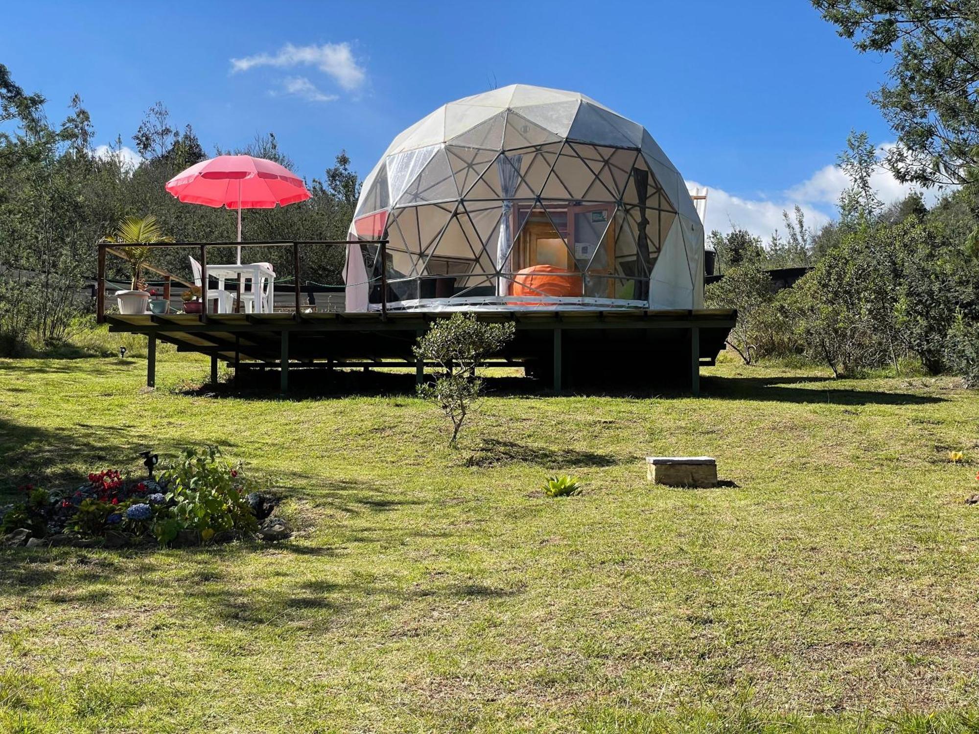 Hotel El Alpino Cabana Glamping & Camping Guatavita Esterno foto