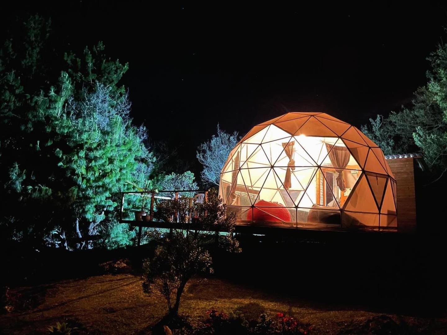 Hotel El Alpino Cabana Glamping & Camping Guatavita Esterno foto