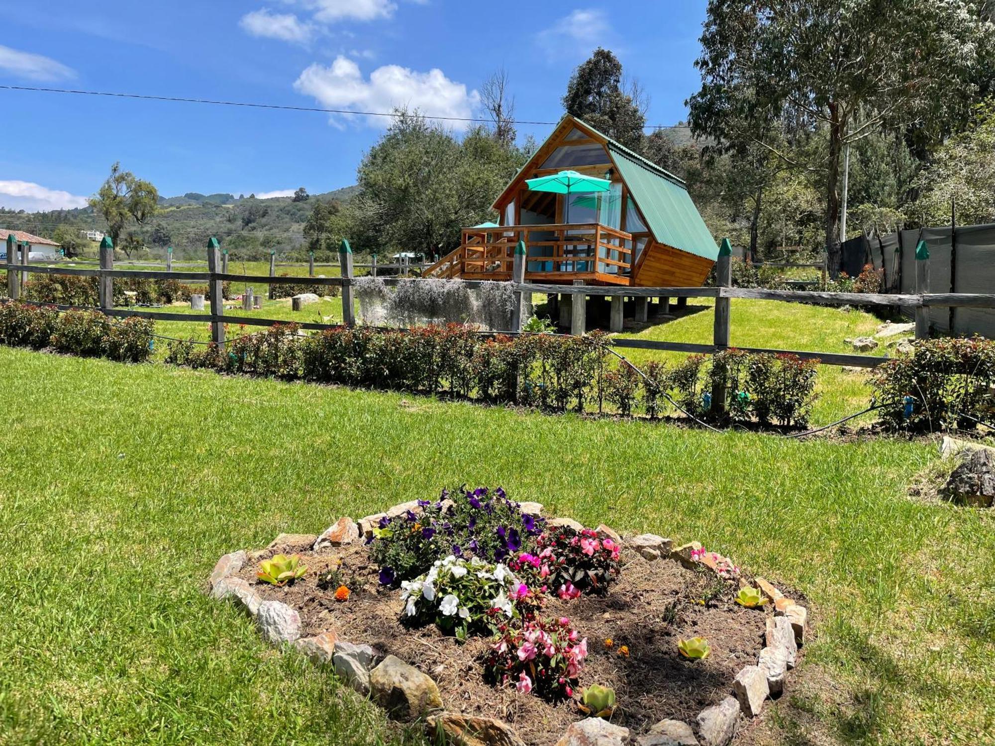 Hotel El Alpino Cabana Glamping & Camping Guatavita Esterno foto